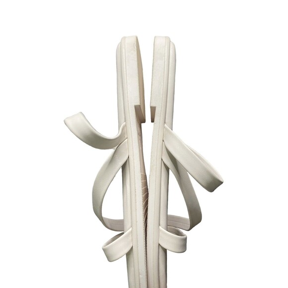 Rachel Zoe White Strappy Square Toe Slip On - Picture 3 of 7